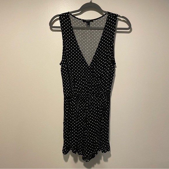 Forever 21 Polka Dot Romper, Large - Picture 1 of 2